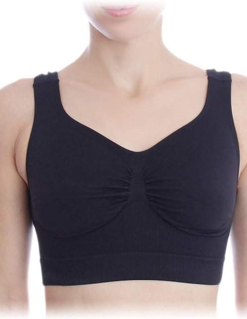Brassiere peto medio con copa para mujer 1