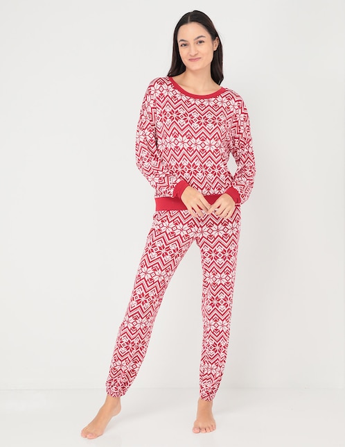Conjunto pijama navideño Honeydew para mujer