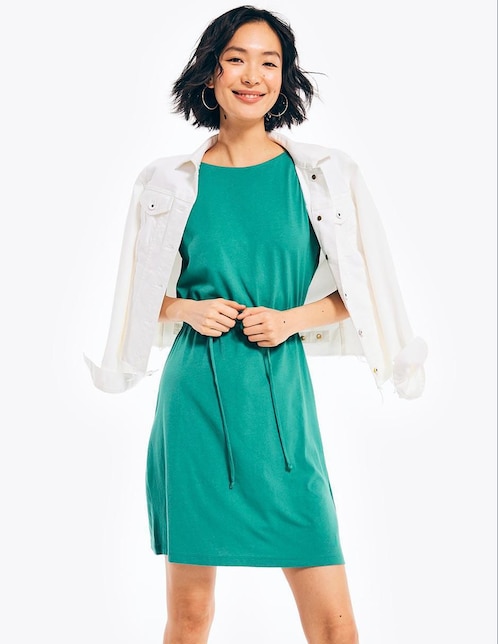 Vestido a la rodilla casual para mujer