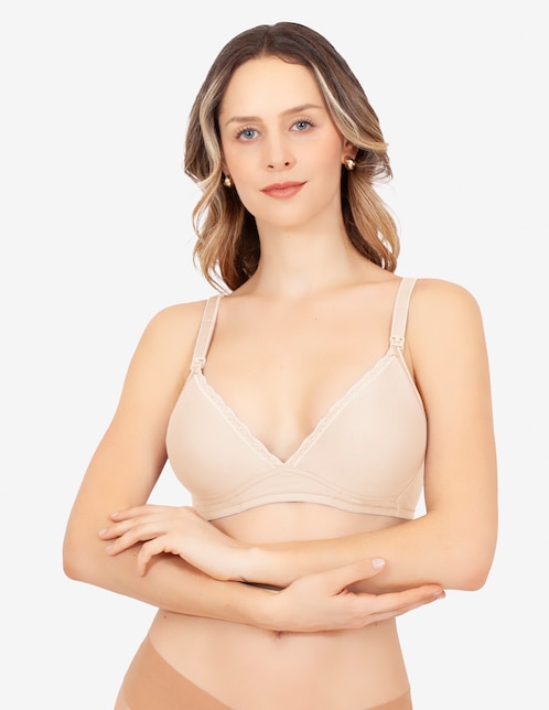 Brassiere demi s copa removible lactancia para mujer 1