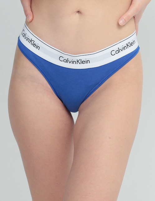 Tanga Calvin Klein de algodón para mujer