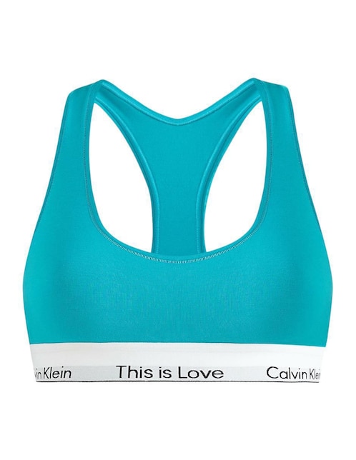 Top Calvin Klein escote cuadrado tirante clásico