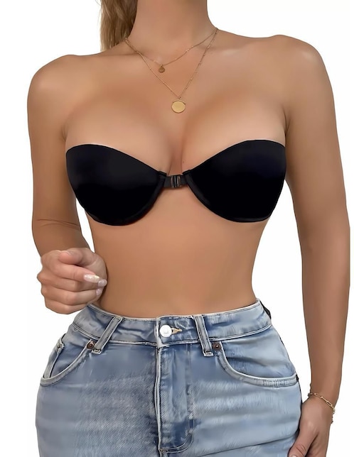 Brassiere strapless Femica media copa para mujer