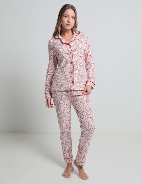 Conjunto pijama Hello Kitty Red para mujer