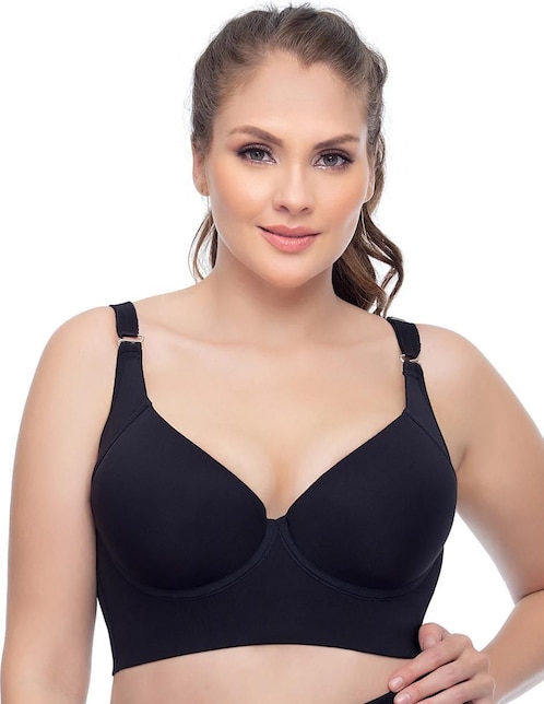 Brassiere demi con copa para mujer 1