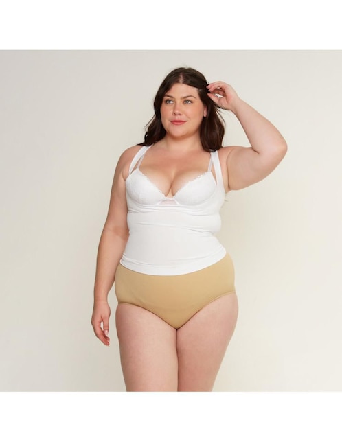 Camiseta tipo faja con compresión alta para mujer 1