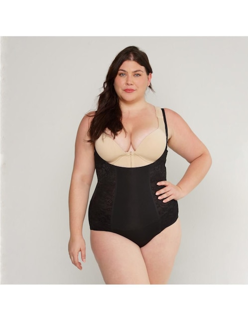 Faja body aylon "con compresión" media "para" mujer