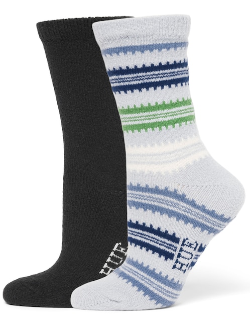 Set de calcetín Hue para mujer 2 pares