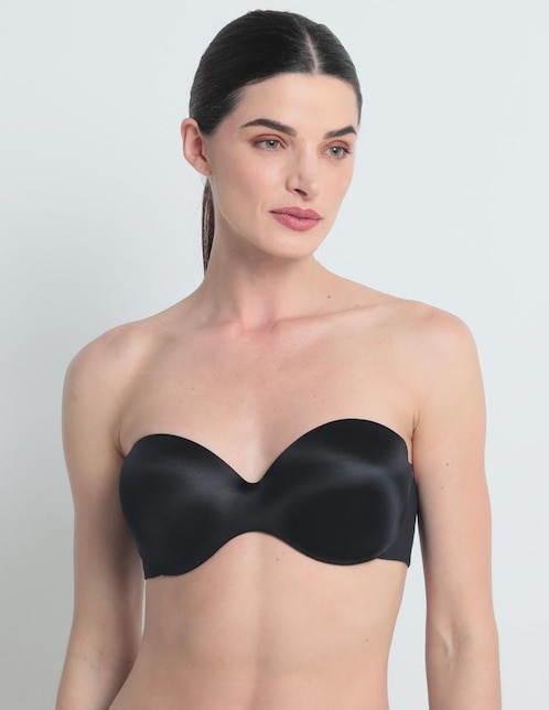 Brassiere strapless con copa para mujer 1