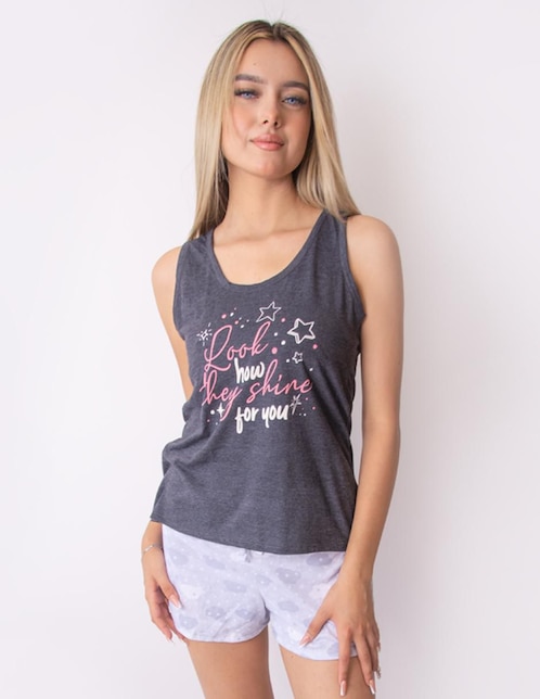 Conjunto pijama Twins para mujer