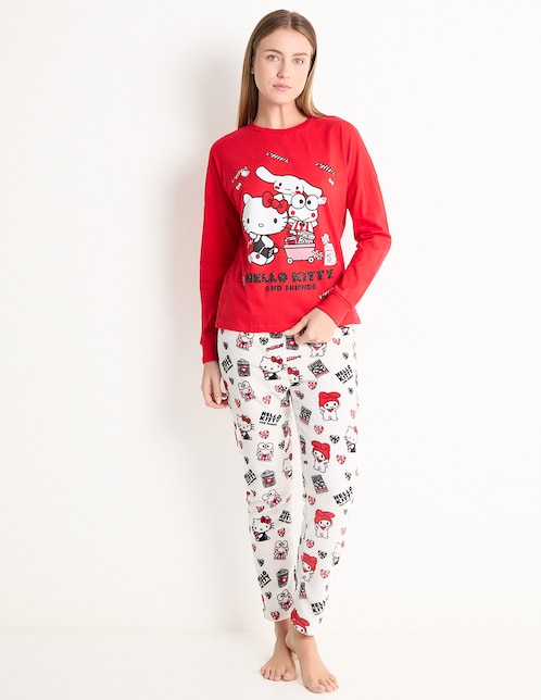 Conjunto pijama Hello Kitty and Friends para mujer