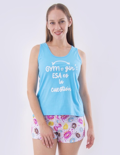 Conjunto pijama Twins para mujer