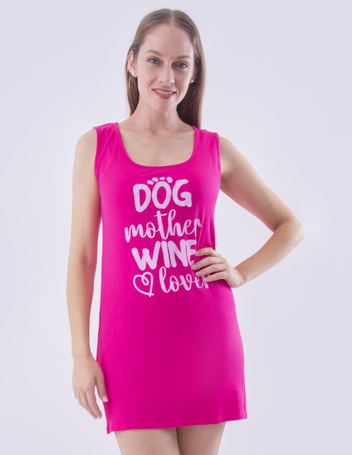 Camisón Twins estampado diferentes diseños de rayón