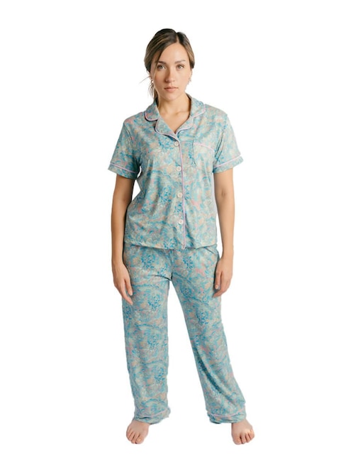 Conjunto pijama Ondas De Sueño mandalas para mujer