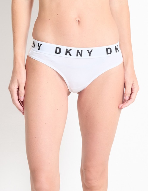 Tanga Dkny de algodón para mujer