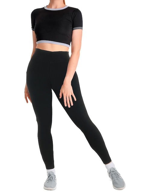 Legging a la cintura con elástico para mujer