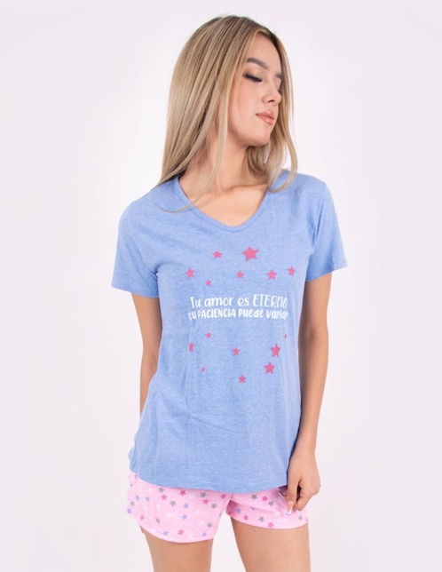 Conjunto pijam Twins para mujer