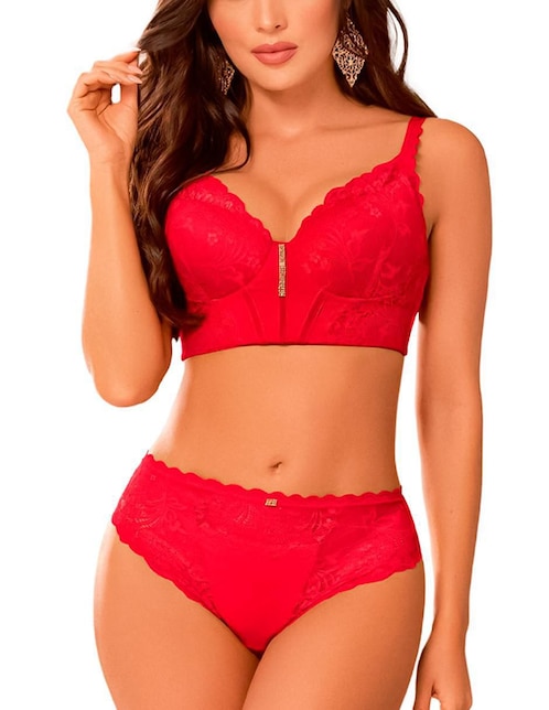 Conjunto de bra y panty toda epoca lenceria "de" poliamida y elastano