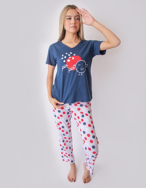 Conjunto pijama Twins para mujer