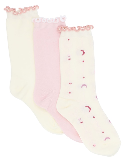 Set de calceta de algodón para mujer 3 pares 1