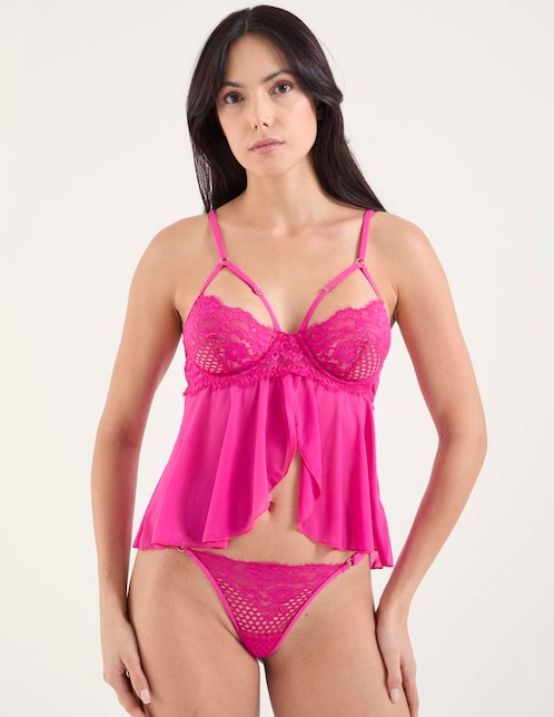 Baby doll corte láser Bonne Vivante