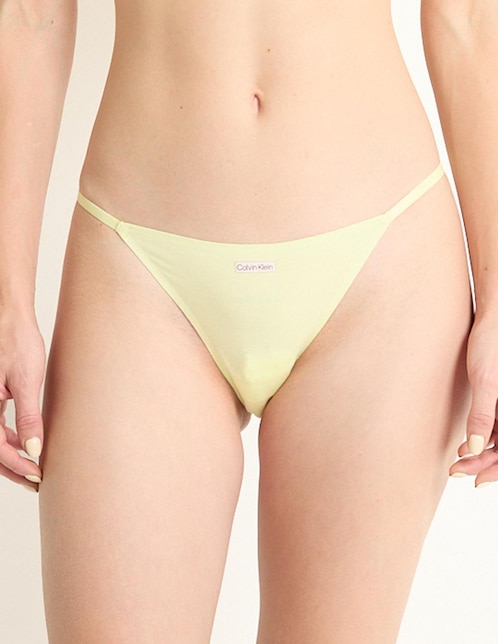 Tanga Calvin Klein de algodón para mujer