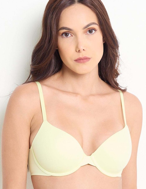 Brassiere demi con copa para mujer 1