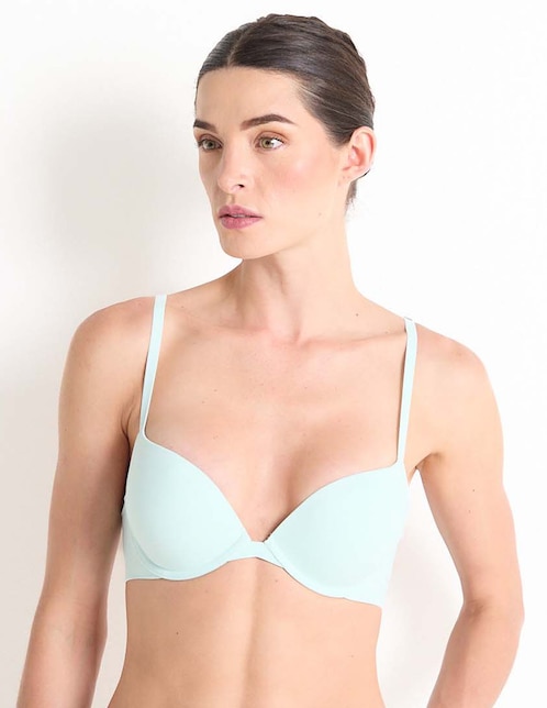 Brassiere plunge copa preformada para mujer 1