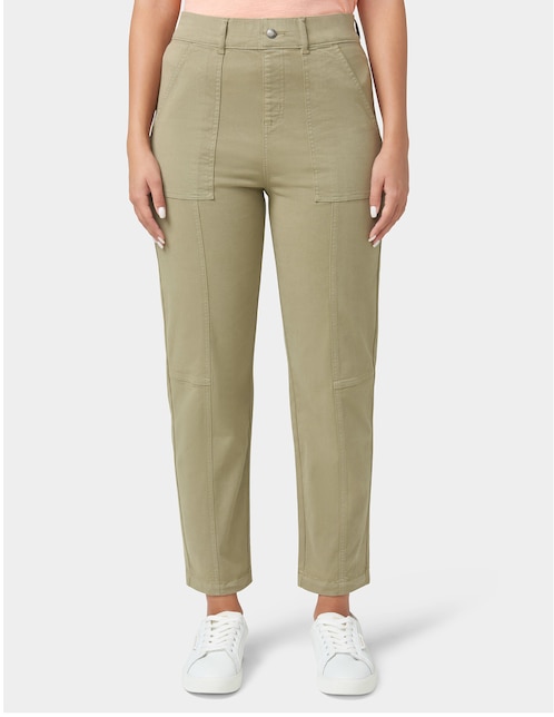 Legging Hue a la cintura con botón para mujer