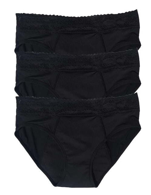 Set panty menstrual luna segura "flujo" abundante