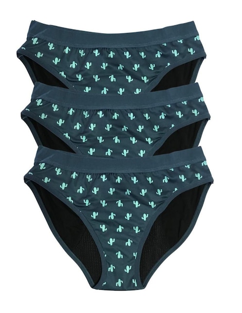 Set panty menstrual luna segura "flujo" moderado