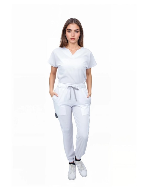 Uniforme estilo relajado para mujer 1