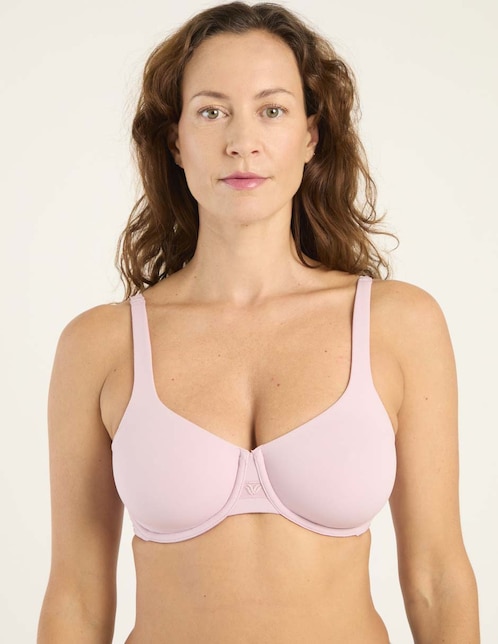 Brassiere demi con copa para mujer 1
