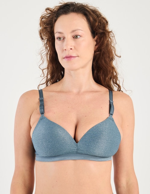 Brassiere plunge copa preformada para mujer 1