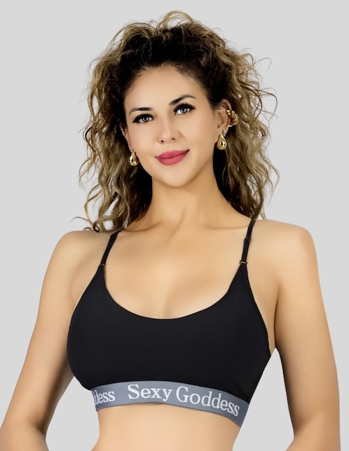 Brassiere demi con copa para mujer