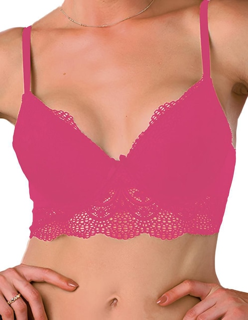 Brassiere escote profundo con copa para mujer 1