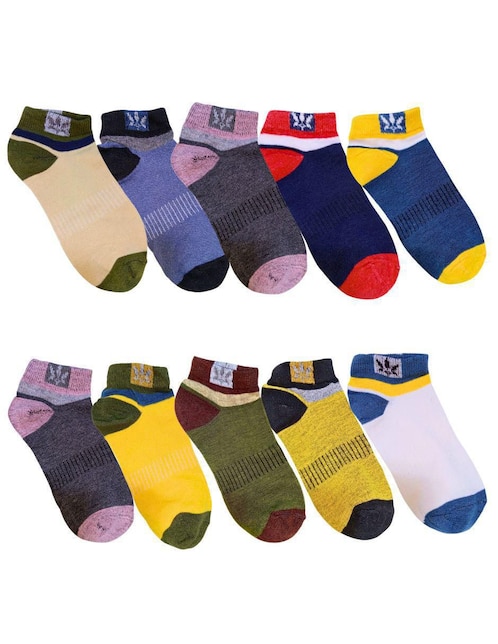 Set de tín  de algodón para mujer 10 pares 1