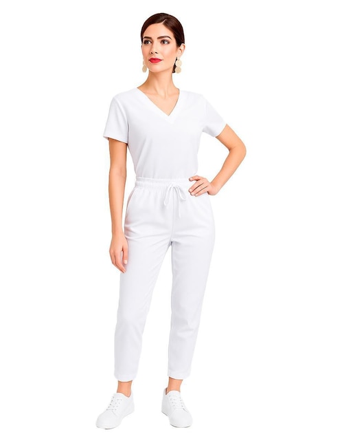 Uniforme estilo relajado para mujer 1