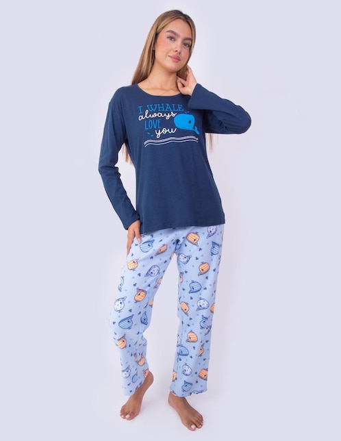 Conjunto pijama Twins para mujer