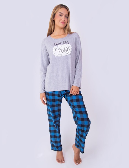 Conjunto pijama Twins para mujer