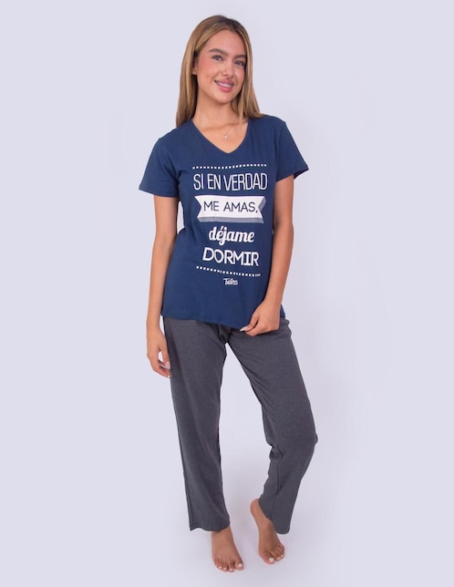 Conjunto pijama Twins para mujer