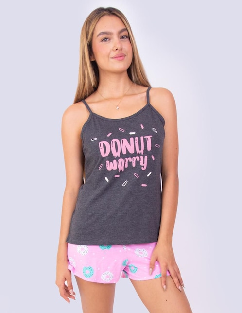 Conjunto pijama Twins para mujer
