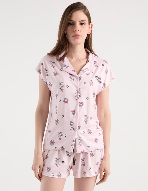 Conjunto pijama Minnie Mouse para mujer 1