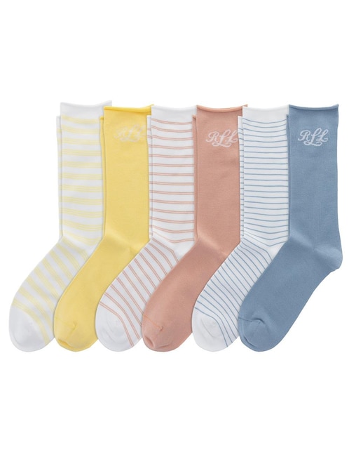 Set de calceta Polo para mujer 6 pares