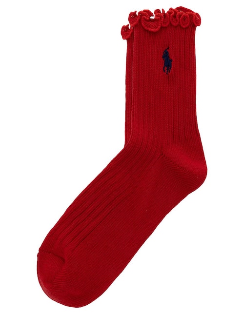CALCETIN POLO 79132 AL, UNITALLA, ROJO