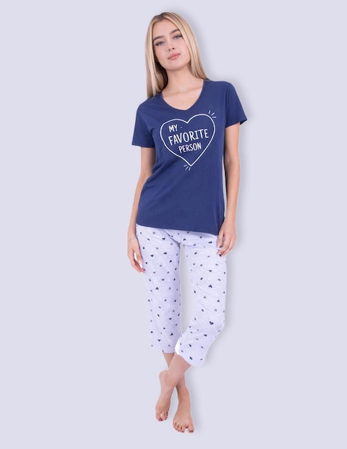 Conjunto pijama Twins para mujer