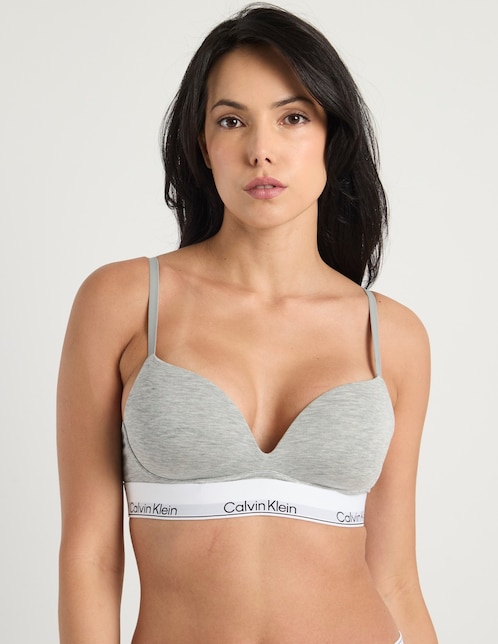 Brassiere plunge copa push up para mujer 1