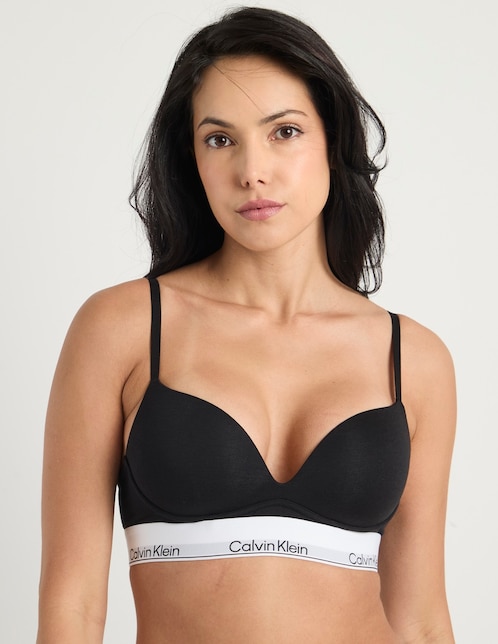 Brassiere plunge copa push up para mujer 1