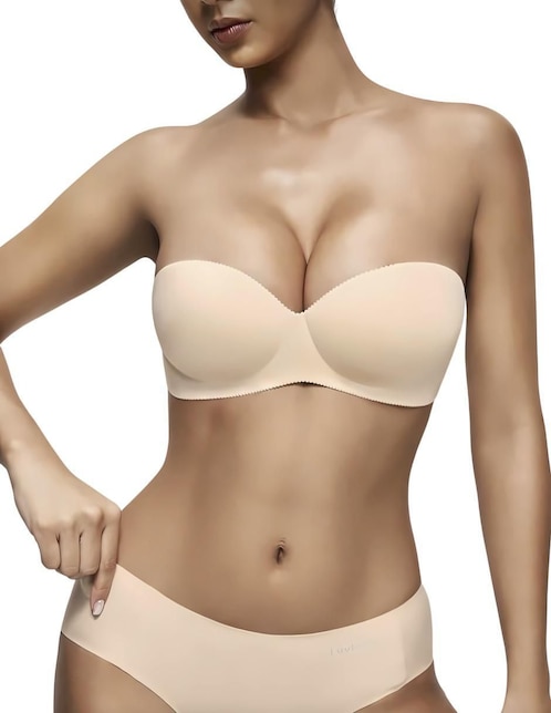 Brassiere strapless Shapely copa removible seamless para mujer
