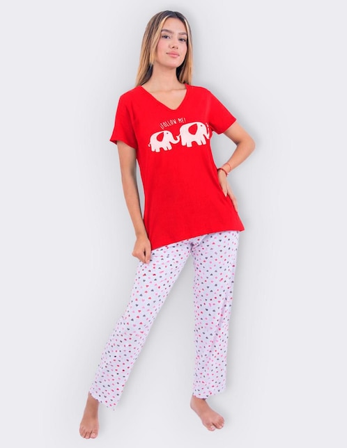 Conjunto pijama Twins para mujer